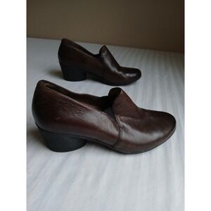Dansko Boots 39 / Shootie Brown Leather Block Heel Comfort Casual Boho